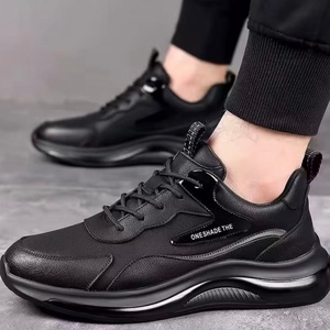 Nouvelles chaussures de travail respirantes, chaussures de sport à semelle épaisse tendance, chaussures de course pour hommes, chaussures décontractées - Product Image 2