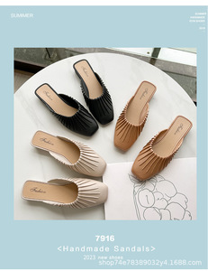 <span class=keywords><strong>Zapatillas</strong></span> <span class=keywords><strong>de</strong></span> <span class=keywords><strong>Ballet</strong></span> Baotou, Ligeras, Antideslizantes, para Mujer, para Verano, <span class=keywords><strong>Decoradas</strong></span> con Pedrería, Suela Plana, Venta al por Mayor - Product Image 5