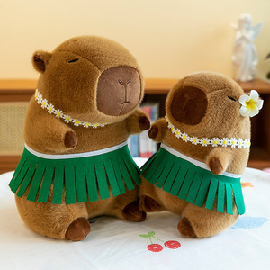 Muñeco de Peluche de Capibara de Dibujos Animados Súper Suave con Relleno de Algodón PP, Juguete de Regalo de Cumpleaños, 31cm-50cm, 8-13 Años, Venta al por Mayor, para Lanzamiento en Bodas, <span class=keywords><strong>Anime</strong></span> - Product Image 4