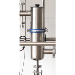 Wiped Film Distillation Lab1st 5KG/h Hybrid Molecular Distillation Wiped Film Distillation Unit