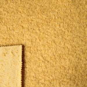25 Nouvelle conception de fabrication bon marché de haute qualité <span class=keywords><strong>jaune</strong></span> clair doux au toucher style polaire <span class=keywords><strong>laine</strong></span> mélangée tricot pour manteau de costume - Product Image 4