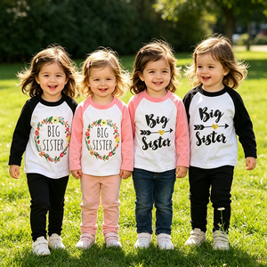 Kids Girls Clothing Long Sleeve T Shirts Spring Autumn Casual <strong>Tops</strong> Knitted Cotton T-Shirts 2-6 Years Children Clothes Wholesale - Product Image 1