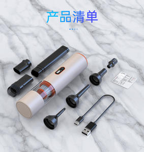 3-en-1 multifonction USB rechargeable pour voiture et maison Mini aspirateur pompe soufflante alimenté par batterie prix d'usine bon marché - Product Image 6