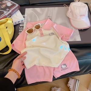 Nuovi Pantaloncini POLO con Colletto per Abbigliamento Elegante da Bambino Nuovo Set Estivo per Bambini con Maglietta a Maniche Corte e Pantaloncini per Ragazzi - Product Image 6