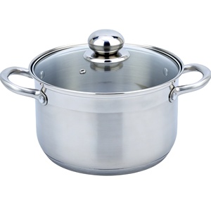 Casserole en acier inoxydable <span class=keywords><strong>Fissler</strong></span> 201, ensemble de 8 pièces, ustensiles de cuisine écologiques de luxe, marmites à soupe, pour la cuisine à domicile - Product Image 2