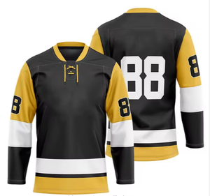 Magliette di Hockey all'ingrosso di alta qualità a buon mercato di sublimazione Hockey maglia sportiva uniforme manica lunga Hockey sublimazione camicia sportiva - Product Image 6