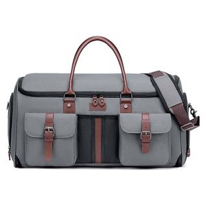 Échantillon gratuit : Housse de vêtement pliable en polyester, personnalisable, avec housse de voyage convertible pour grande robe de mariée - Product Image 1