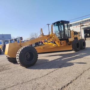 Excelente estado usado 165hp 180hp 220hp Rueda Motor Grader Machine Precio bajo Maquinaria de construcción Core Gearbox Engine - Product Image 1
