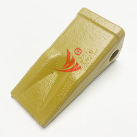 L'excavatrice LG60 partie les dents plates tranchantes jaunes de ripper de dent de seau pour Liugong