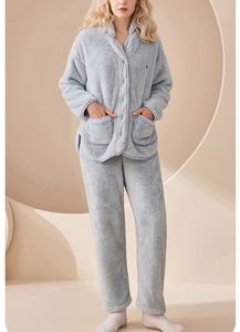 <span class=keywords><strong>Pigiama</strong></span> invernale <span class=keywords><strong>in</strong></span> pile di <span class=keywords><strong>cotone</strong></span> con stampa personalizzata con <span class=keywords><strong>pigiama</strong></span> di flanella da uomo - Product Image 5