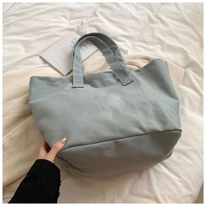 Sac de shopping en coton de grande capacité, nouvelle mode, haute qualité, écologique, sac fourre-tout en toile pour les courses - Product Image 5