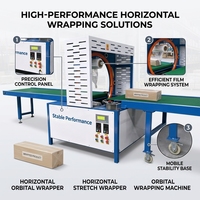 Machine d'emballage horizontale pour fruits, légumes, concombres, noix de coco, aliments frais, emballage sur plateau, hygiénique, en acier inoxydable