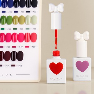 Set de Uñas Macaron en 58 Colores, Esmalte de <span class=keywords><strong>Gel</strong></span> UV Brillante con Botella en Forma de Corazón para Salón de Uñas Profesional - Product Image 5