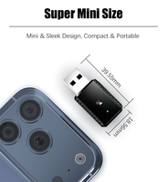 Adaptador Inalámbrico Ultra-Mini para CarPlay y Android Auto, Conexión Rápida, WiFi 5.8G, BT 5.4, Dongle Inteligente Portátil para el 98% de los Autos de Fábrica