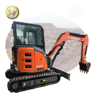 Mini pelleteuse sur chenilles Hitachi Zaxis ZX35u du Japon 3,5 tonnes mini pelleteuse Hitachi d'occasion Zx35 PC35 SY35 pelle bon marché - Product Image 1