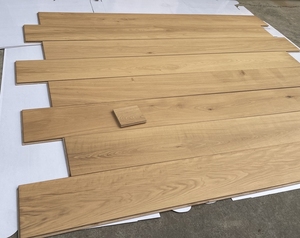 Parquet stratifié en bois d'ingénierie pur, traité en usine, en chêne blanc européen, pour usage domestique - Product Image 5