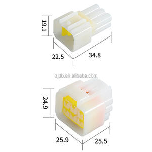 Connettore 2.3 impermeabile DJ7061Y-2.3-11/21 a 6 fori per il controllo della velocità per autoveicoli spina di aggancio 6P - Product Image 3