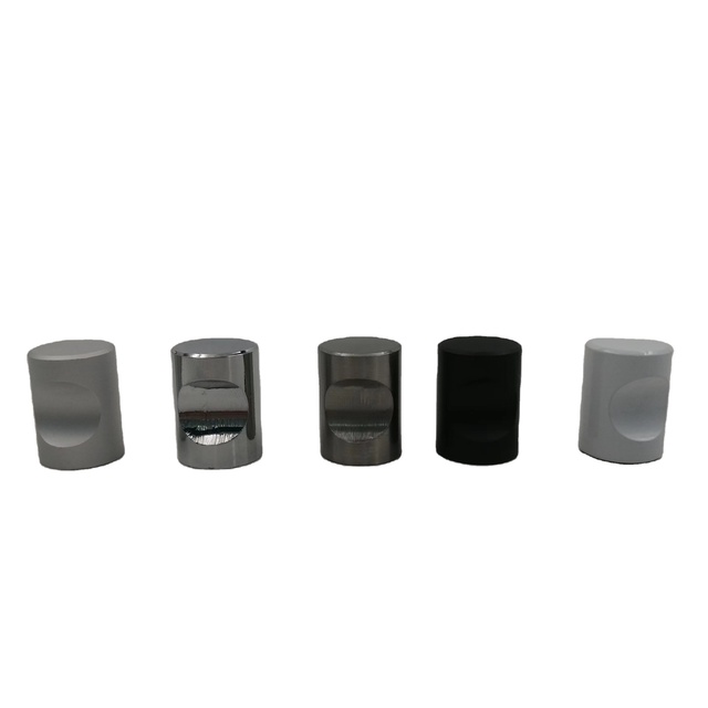 Manufacturer Custom Color Stainless Steel 201/304 Small Size Round Cylinder Knobs  for Kitchen Cabinet