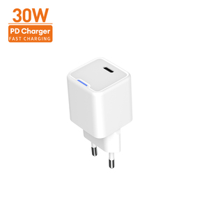 ที่ชาร์จไฟติดผนังช่อง USB Type-C <span class=keywords><strong>20W</strong></span>/30W ระบบชาร์จเร็วชนิด PD3.0สำหรับ <span class=keywords><strong>iPhone</strong></span> Xiaomi ช่องเสียบไฟฟ้าอัจฉริยะที่เข้ากันได้กับ eu/us - Product Image 6
