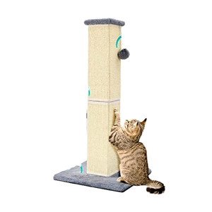 Kangdarpet tiang penggaruk kucing pasang dinding untuk anak kucing dewasa, bantalan garuk kucing Sisal, penggaruk untuk kesehatan kucing - Product Image 3