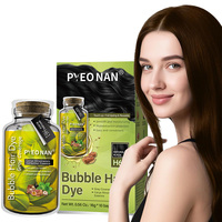 Coloration capillaire professionnelle en mousse style coréen, coloration capillaire à bulles, plusieurs couleurs, mousse colorante pour cheveux, coloration rapide, sachet noir