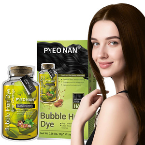 Tinte de Cabello Profesional en Espuma Estilo Coreano, Coloración Rápida en Múltiples Tonos, Espuma para Teñir el Cabello, Color Negro en Sachet - Product Image 3