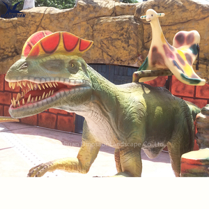 <span class=keywords><strong>Dilophosaurus</strong></span> animado de tamaño <span class=keywords><strong>real</strong></span> Paseo al aire libre Animatronic Dinosaurio en movimiento Atracción para niños y adultos en centros comerciales - Product Image 4
