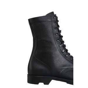 High Quality Granular Cowhide Embossed Pattern Black Full Leather Tactical <b>Boots</b> Outdoor Training <b>Boots</b> Rubber Sole - Product Image 3