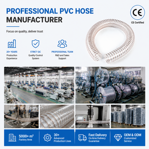 Tubo <span class=keywords><strong>Flessibile</strong></span> Trasparente in PU Resistente alle Alte e Basse Temperature con Parete Interna Liscia Adatto <span class=keywords><strong>per</strong></span> il Trasporto di Polvere di Cereali - Product Image 5