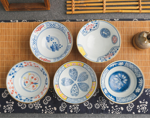 Grand bol en céramique émaillée personnalisable pour la soupe pour servir la salade de riz de nouilles dans la cuisine directe de l'usine-Style japonais coréen - Product Image 5