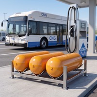 Cylindre de GNC d'occasion en promotion – Réservoir de stockage de gaz naturel comprimé haute pression pour voiture