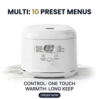 Nouvelle Cuiseuse à Riz Intelligente 2.8L 2026, Faible Teneur en Sucre, Mini, pour 1-3 Personnes, Petite Marmite Électrique Multifonctionnelle pour Dortoir et Maison, Minuteur 24H