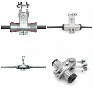 ADSS ABC ligne câble préformé <span class=keywords><strong>Double</strong></span> spirale armure Tension tiges hélicoïdales pince de Suspension - Product Image 6