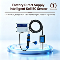 Capteur d'humidité du sol LoRaWAN EC, sonde étanche IP68, testeur de sol sans fil pour systèmes IoT agricoles