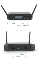 Microfono Wireless Professionale GLXD24 per YouTube, Microfono Inalambrico