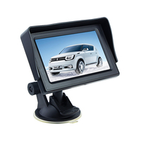 Monitor de Reversa para Auto de 4.3 Pulgadas con Pantalla LCD, Parasol y Pantalla Digital