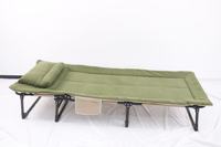 Ensemble chaise et lit de plage pliables modernes avec tissu Oxford 600D et cadre en acier inoxydable pour utilisation au bureau et pause déjeuner