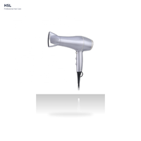 Sèche-cheveux ionique haute puissance 2400W, moteur DC, 2 vitesses, 3 températures, fonction air froid, concentrateur, diffuseur, OEM ODM