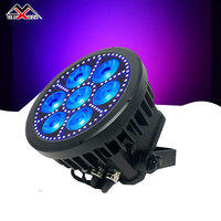 Projecteur LED étanche IP65 54x3W RGBW pour parcs à thème, éclairage de scène extérieur, éclairage de fond DMX512, projecteur de théâtre