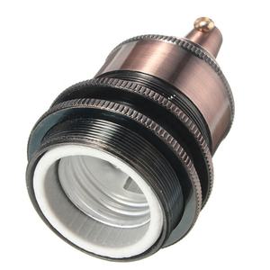 Tonghua Vintage Hanglamp Messing Decoratieve Lamphouder Twee Ringen LED Edison <span class=keywords><strong>Lamp</strong></span> Socket E26 E27 Keramische Kern - Product Image 2