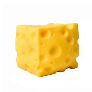 Grand jouet squishy en forme de fromage, sans résidus, doux pour la peau, article de décompression, nouveauté pour boutique de cadeaux - Product Image 1