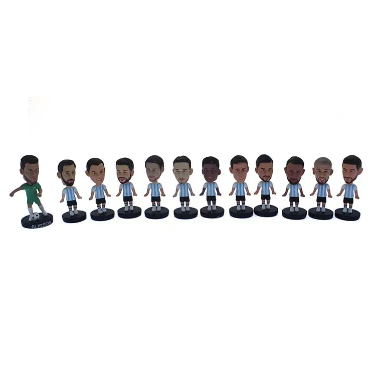 Ustom-figuras de acción de jugador de ootball, cabezas de Bobble de baloncesto, adorno de mesa