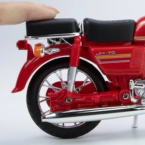 Motocyclette miniature en alliage HY HY-M10-2A à l'échelle 1:10, jouet pour les enfants de 5 ans et plus, <span class=keywords><strong>cadeau</strong></span> unisexe - Product Image 2