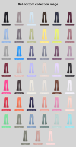 Vêtements de sport en gros, pantalon de sport léger à jambe droite, taille haute, extensible, yoga, pantalon ample décontracté, pantalon évasé pour femmes - Product Image 4