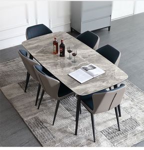 Set di mobili per <span class=keywords><strong>soggiorno</strong></span> luce di lusso vendita calda nuovo Design <span class=keywords><strong>moderno</strong></span> <span class=keywords><strong>tavolo</strong></span> da pranzo <span class=keywords><strong>con</strong></span> <span class=keywords><strong>tavolo</strong></span> da pranzo quadrato - Product Image 6