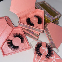 3d Vente en gros Cils de vison Fluffy Epais 18-20mm Cils de vison Fluffy Epais Fluffy Mink Eyelash Vendeur Full Strip Lashes