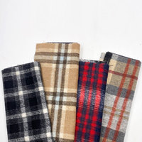 Túi Quần Áo Khoác Len Mùa Đông Vải Tuýt Kẻ Sọc Polyester Kẻ Sọc Ca Rô Scotland Cho Nam Nữ