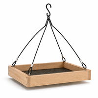 Kit de suspension en câble d'acier inoxydable à 4 brins avec crochets en S et embouts sertis pour plateformes, mangeoires à oiseaux, paniers suspendus et construction