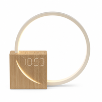 Réveil intelligent avec 10 sons de bruit blanc, écran OLED à 3 niveaux de luminosité, en alliage d'aluminium, pour maison connectée