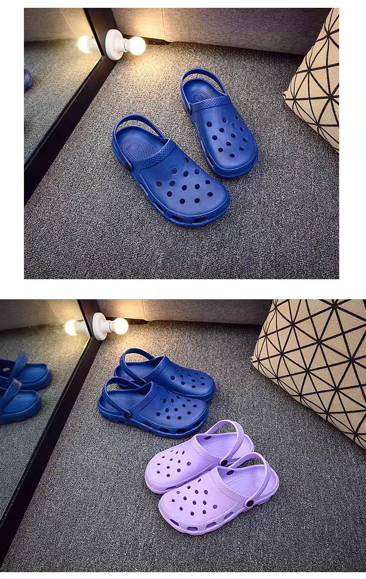 Beach Breathable slides Flip Flop Garden EVA Shoes Unisex Clogs Hole Sandals